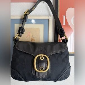Coach Y2K Signature Bleeker Mini Shoulder Bag in Black 11441
